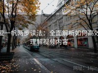 爱一帆两步读法：全面解析如何高效理解视频内容