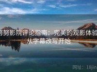 努努影院评论指南：完美的观影体验，从字幕改写开始