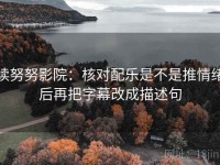 读努努影院：核对配乐是不是推情绪后再把字幕改成描述句